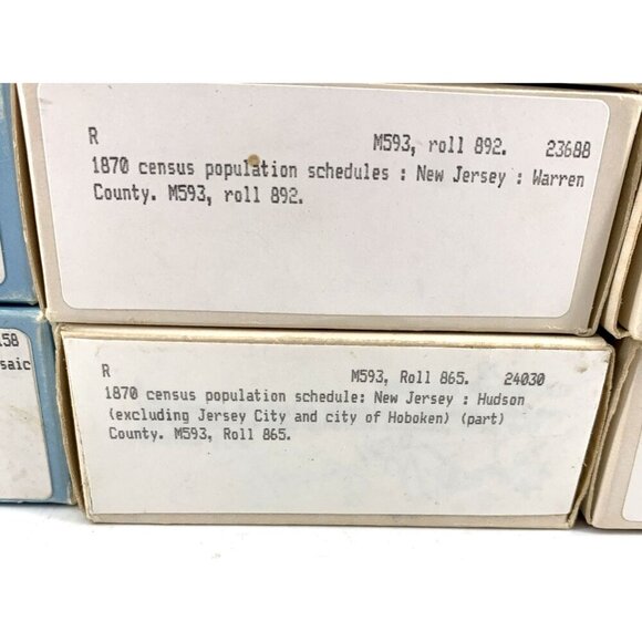 Census Microfilm 1840, 1870 New Jersey Ohio Lot of 10 - Picture 5 of 10